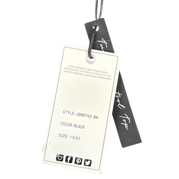 Judy Blue Jeans High Waist Skinny Fit Black Wash Size‎ 13/31 NEW WITH TAGS - Picture 8 of 8